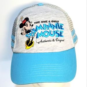 Disney Parks Hat Embroidered The One and Only Minnie Mouse Trucker Baseball Cap